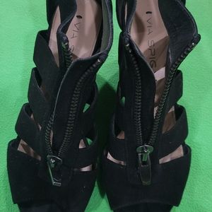 Via Spaga Wedges.  Barely worn. Non-Smoking hous